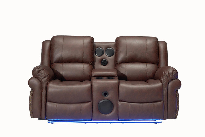 L433 - Cesar ( Brown ) 2 PC ( Sofa & Loveseat ) - L433-BWN-2PC