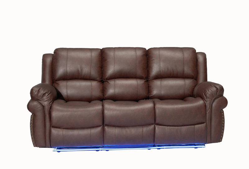 L433 - Cesar ( Brown ) RECLINING SOFA - L433-3