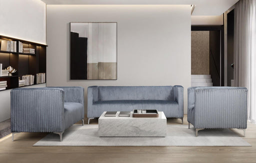 [L455-SL] Austin - SL (Gray), Velvet, Gray With : N/A Each - L455-SL