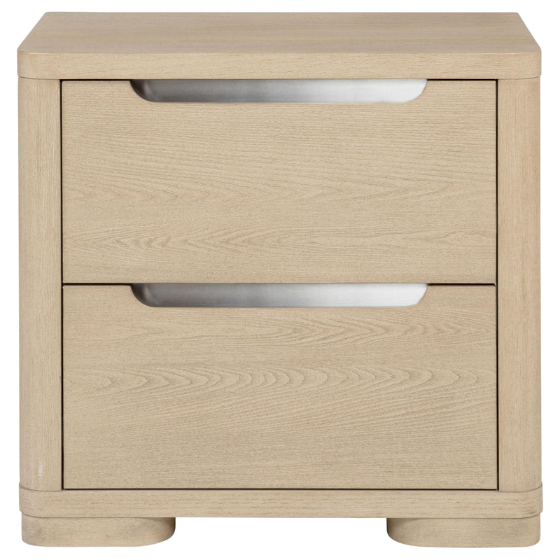 Ladera 2-drawer Nightstand Bedside Table Light Elm - 225082