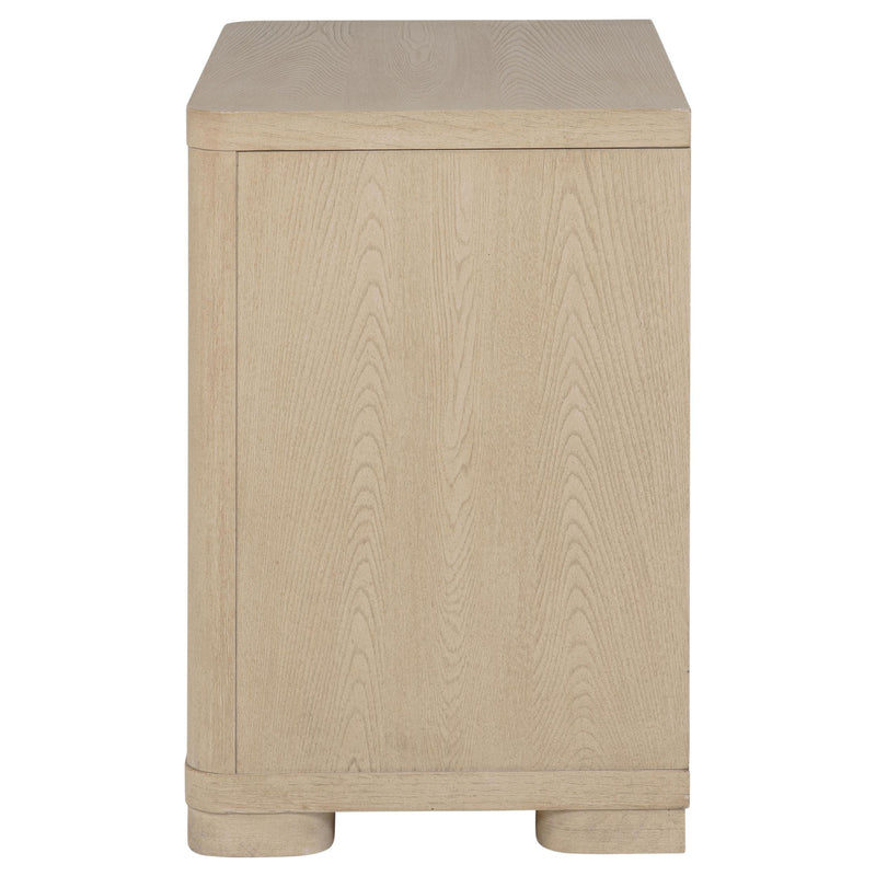 Ladera 2-drawer Nightstand Bedside Table Light Elm - 225082