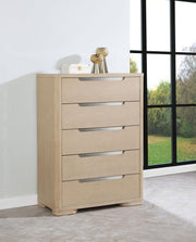 Ladera 5-drawer Bedroom Chest of Drawers Light Elm - 225085