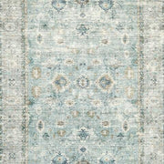 Ladstoney Teal/Beige/Ochre 5' x 7' Memory Foam Area Rug - R407502