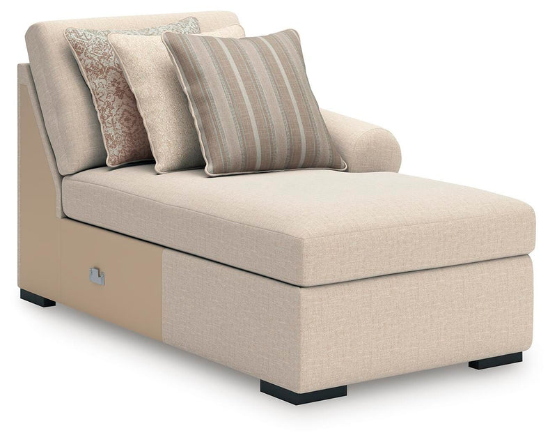 LadyMae Twill 4-Piece Sectional with Chaise - 59404S3
