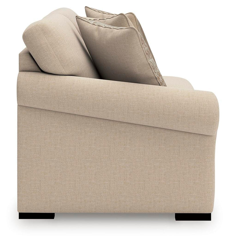 LadyMae Twill Left-Arm Facing Loveseat - 5940455