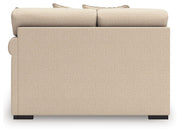 LadyMae Twill Right-Arm Facing Loveseat - 5940456
