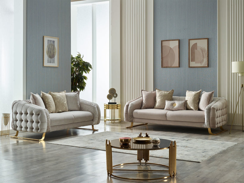 Laguna 75" Wide Tufted Loveseat - Loveseat