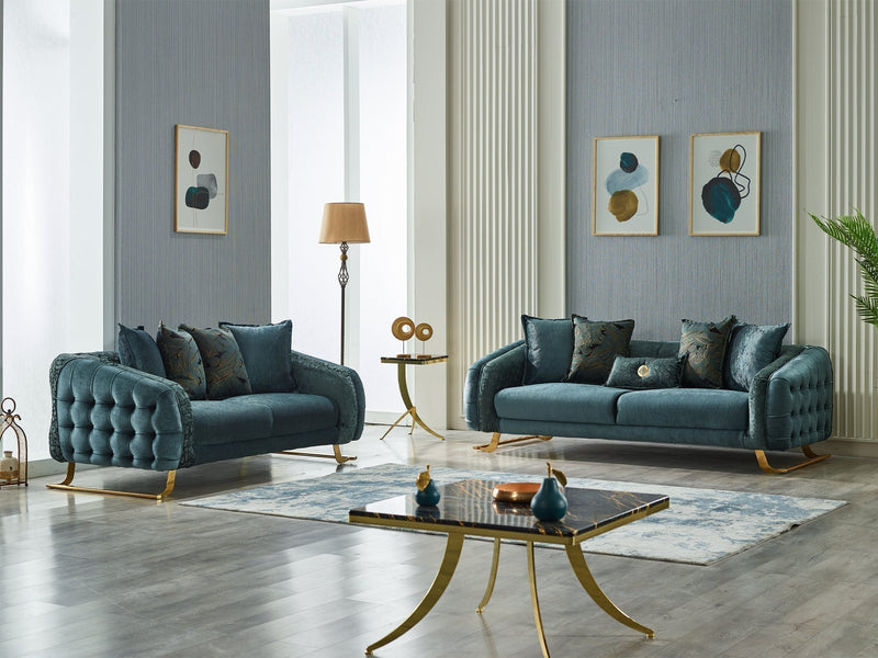 Laguna 75" Wide Tufted Loveseat - Loveseat