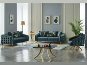 Laguna 91" Wide Tufted Sofa - Sofas