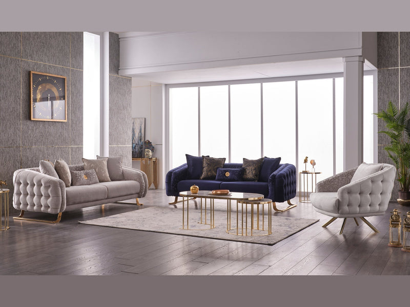 Laguna 91" Wide Tufted Sofa - Sofas