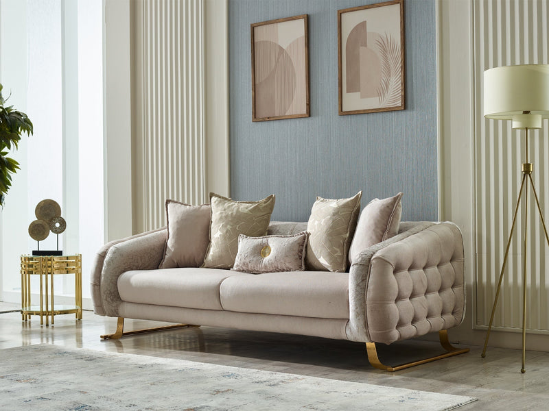 Laguna 91" Wide Tufted Sofa - Sofas