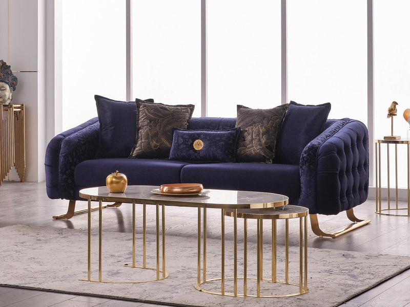 Laguna 91" Wide Tufted Sofa - Sofas