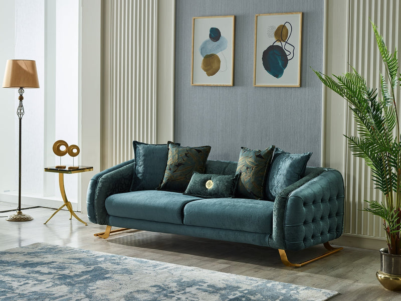 Laguna 91" Wide Tufted Sofa - Sofas
