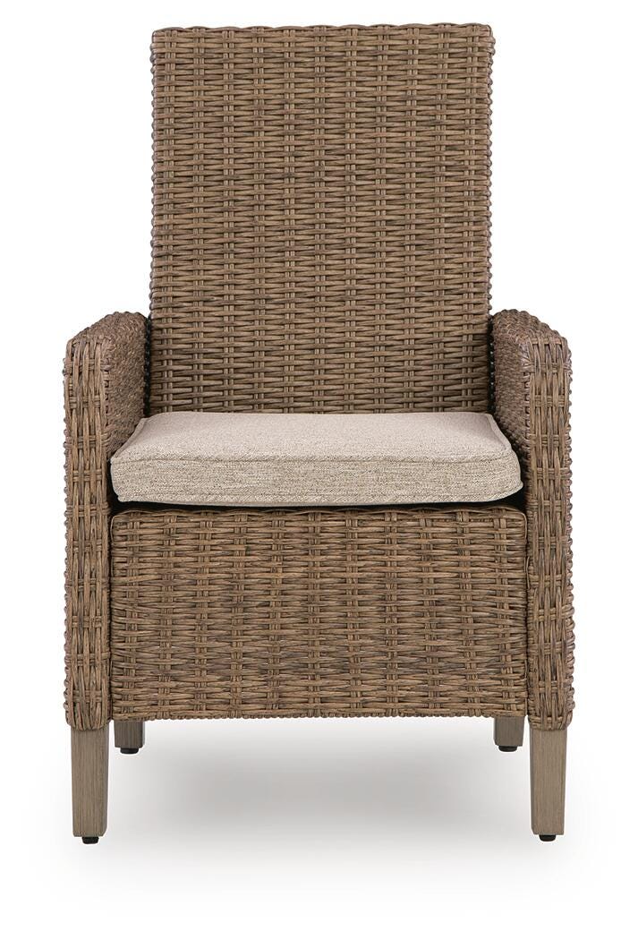 Laguna Heights Beige Arm Chair with Cushion (Set of 2) - PCP790-601A