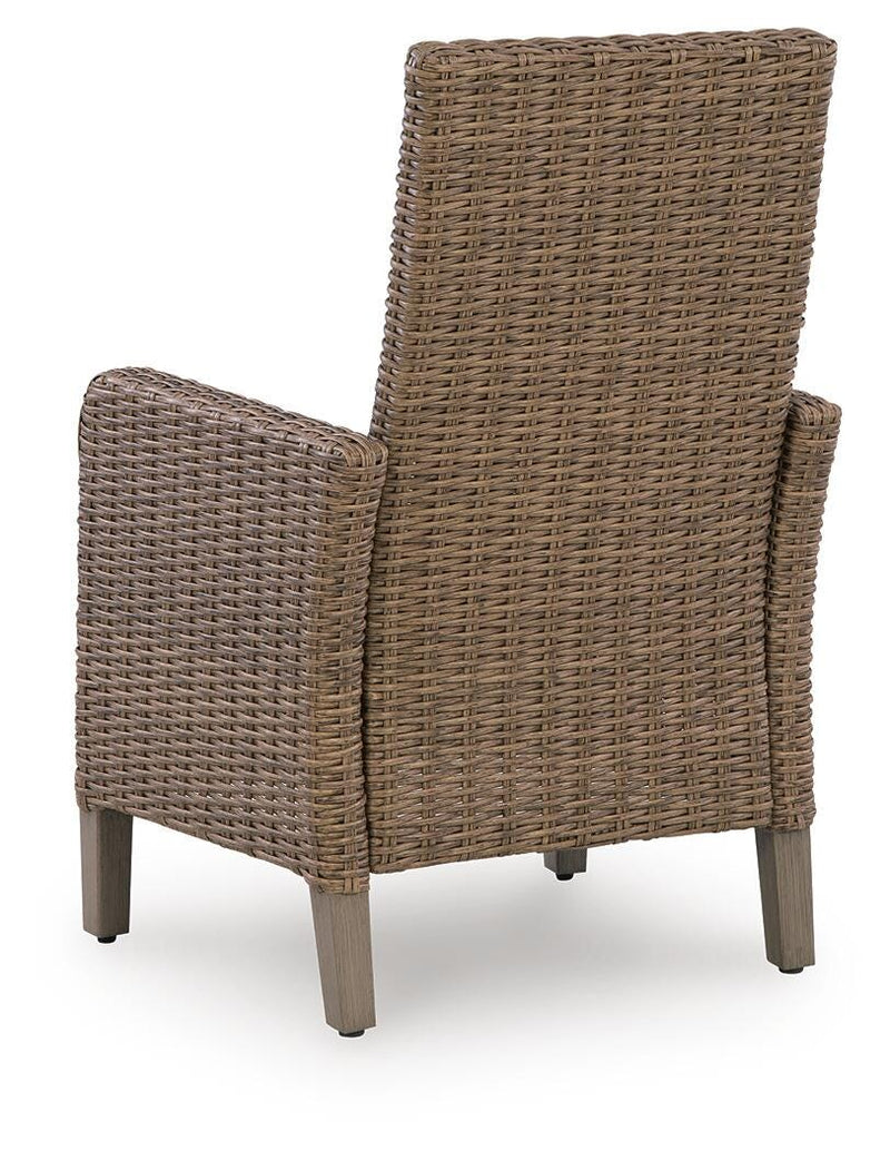 Laguna Heights Beige Arm Chair with Cushion (Set of 2) - PCP790-601A