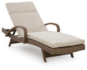 Laguna Heights Beige Chaise Lounge with Cushion - PCP790-815