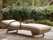 Laguna Heights Beige Chaise Lounge with Cushion - PCP790-815