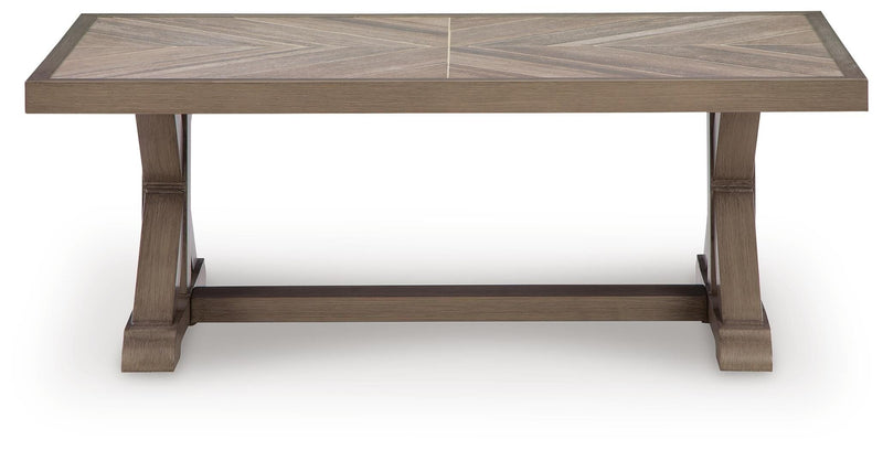 Laguna Heights Beige Outdoor Coffee Table - PCP790-701