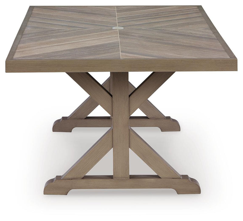 Laguna Heights Beige Outdoor Dining Table - PCP790-625