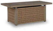 Laguna Heights Beige Outdoor Fire Pit Table - PCP790-773