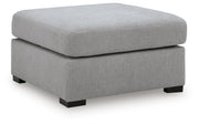 Lakepoint Nickel Oversized Accent Ottoman - 6680408