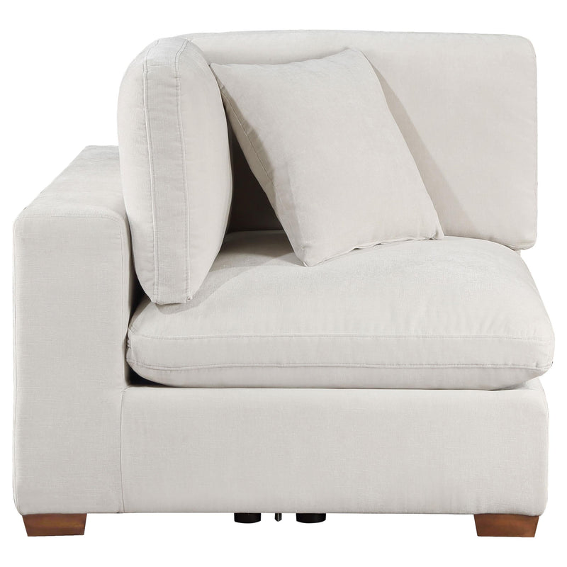 Lakeview 5-piece Upholstered Modular Sectional Sofa Ivory - 551461-SETB