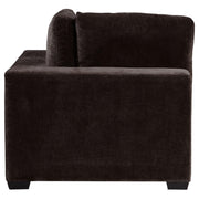 Lakeview Upholstered Corner Chair Dark Chocolate - 551465