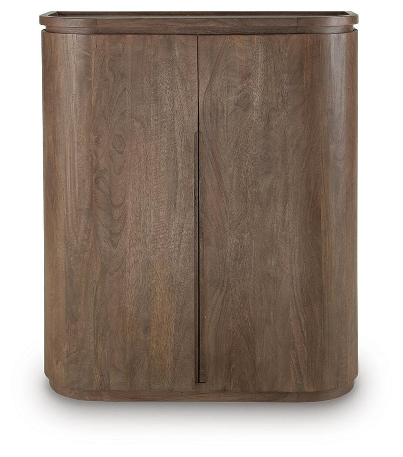 Landermont Medium Brown Bar Cabinet - A4000697