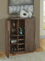 Landermont Medium Brown Bar Cabinet - A4000697