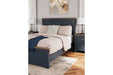 Landocken Brown/Blue Queen Panel Bed - Gate FurnitureQueen Bed