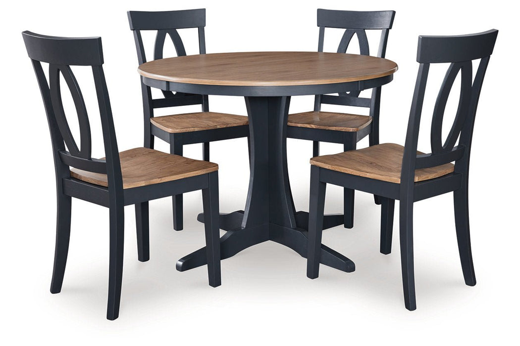 Landocken Dining Table and 4 Chairs - Gate FurnitureDining Room Set