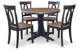 Landocken Dining Table and 4 Chairs - Gate FurnitureDining Room Set