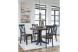 Landocken Dining Table and 4 Chairs - Gate FurnitureDining Room Set
