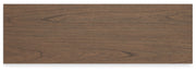 Landocken Twin Panel Headboard with Dresser and 2 Nightstands in Brown/Blue from Ashley - Lara Furniture
