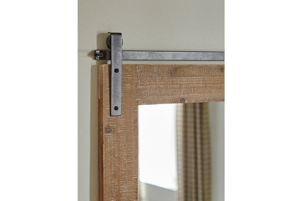 Lanie Antique Brown Accent Mirror - Gate FurnitureOther Products