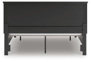 Lanolee Black California King Panel Storage Bed - B687B20