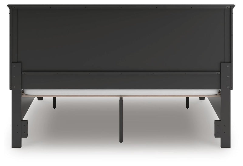 Lanolee Black California King Panel Storage Bed - B687B20