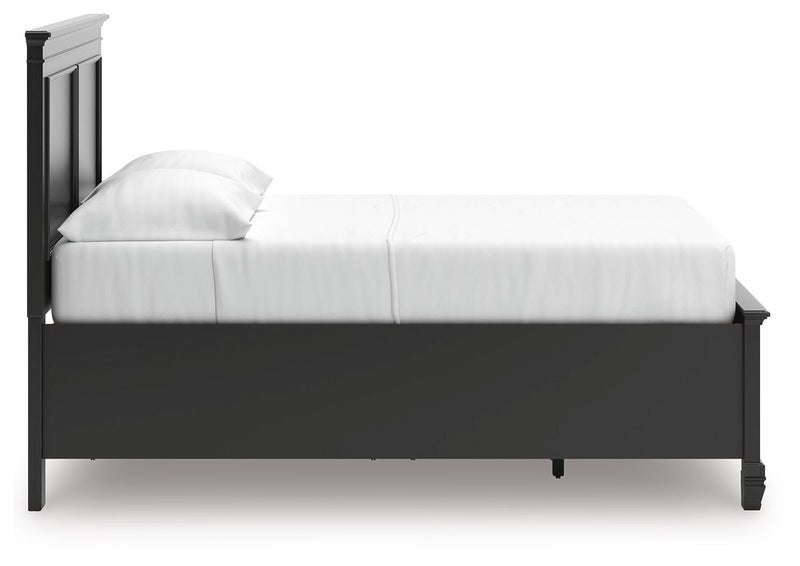 Lanolee Black Full Panel Storage Bed - B687B22