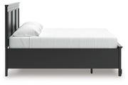 Lanolee Black King Panel Storage Bed - B687B19