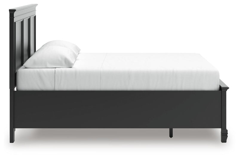 Lanolee Black King Panel Storage Bed - B687B19