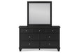 Lanolee Black Panel Bedroom Set - Gate FurnitureBedroom Set