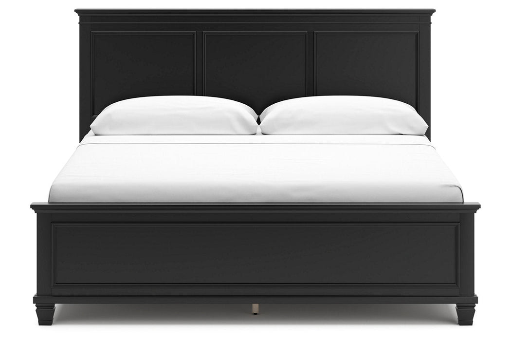Lanolee Black Panel Bedroom Set - Gate FurnitureBedroom Set