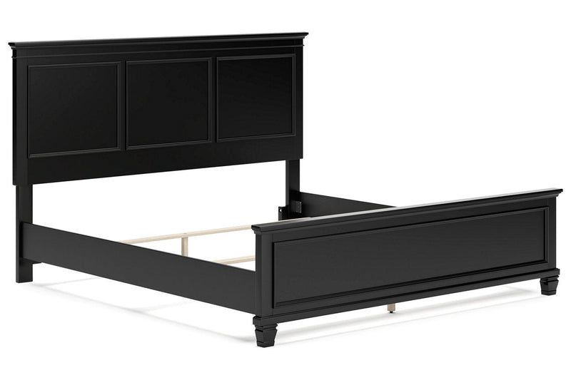 Lanolee Black Panel Bedroom Set - Lara FurnitureBedroom Set