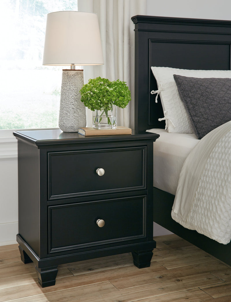 Lanolee Black Panel Bedroom Set - Lara FurnitureBedroom Set