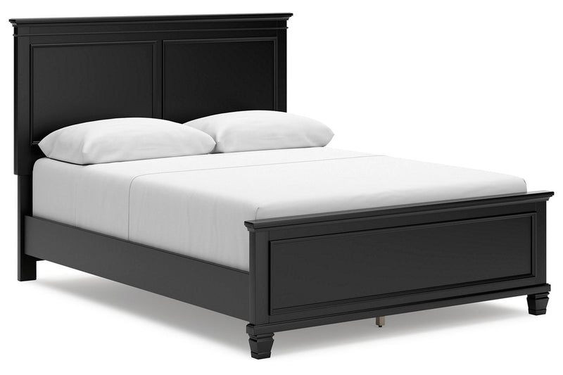 Lanolee Black Panel Bedroom Set - Lara FurnitureBedroom Set