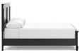 Lanolee Black Queen Panel Bed - Gate FurnitureQueen Bed