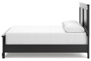 Lanolee Black Queen Panel Bed - Gate FurnitureQueen Bed
