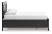 Lanolee Black Queen Panel Storage Bed - B687B17