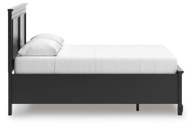Lanolee Black Queen Panel Storage Bed - B687B17