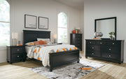 Lanolee Black Youth Panel Bedroom Set - Lara FurnitureYouth Bedroom Set